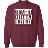 Straight Outta Iloilo Unisex Crewneck Pullover Sweatshirt